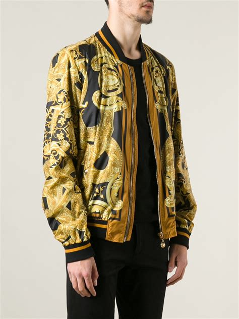 versace collection bomber|versace bomber jackets men's sale.